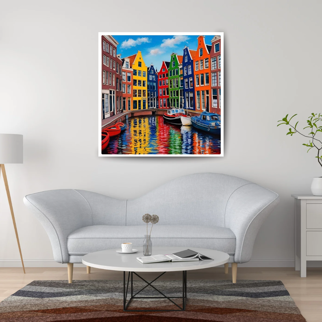 Utrecht cityscape canvas print, premium home decor