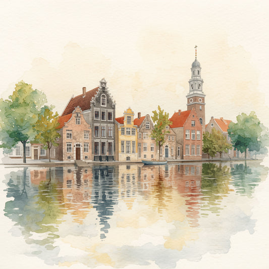 Canvas Schilderij – Gedurfde Urban Pop Art Sfeer in Expressieve Tinten