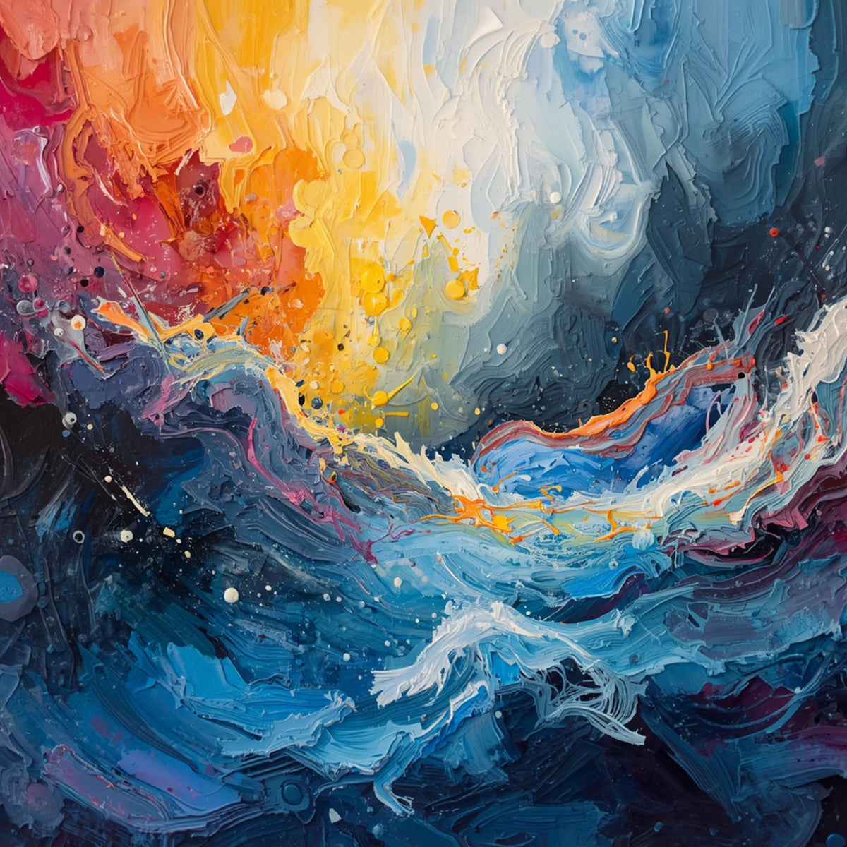 Canvas Schilderij – Levendig Urban Pop Art Design in Speelse Stijl